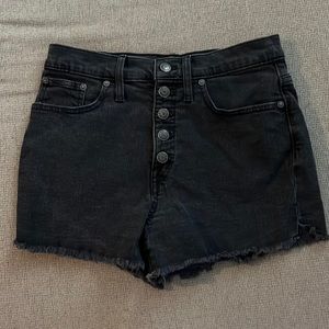 Madewell Button Fly Denim Shorts